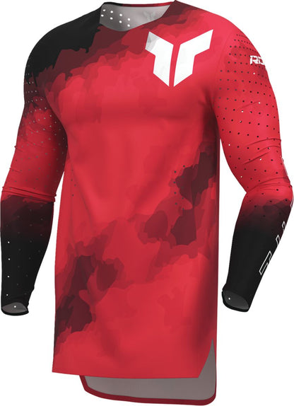 THOR JERSEY SPORTMODE CARBON BK/RD 2910-8731