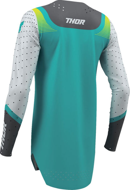 THOR JERSEY WMN SPORTMODE VELOCITY GY/AQ L 2911-0338
