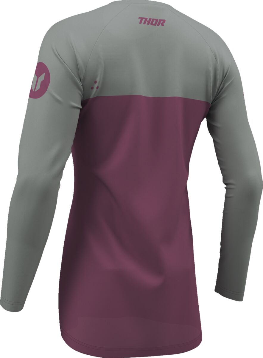 THOR JERSEY WMN RIDEMODE MENACE PUR/GY XS 2911-0356