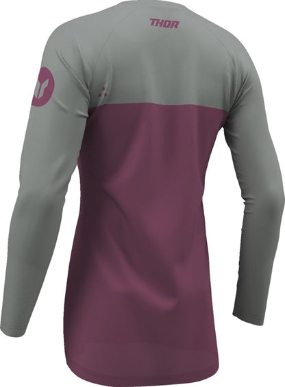 THOR JERSEY WMN RIDEMODE MENACE PUR/GY L 2911-0359