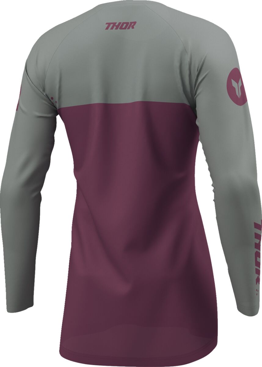 THOR JERSEY WMN RIDEMODE MENACE PUR/GY L 2911-0359