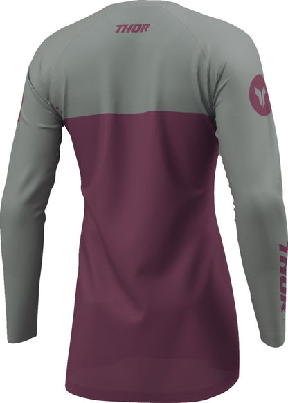 THOR JERSEY WMN RIDEMODE MENACE PUR/GY L 2911-0359