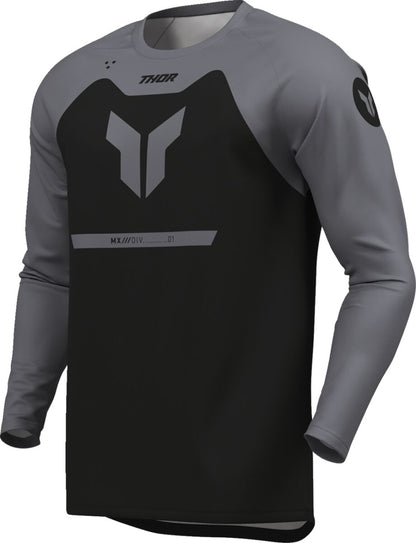 THOR JERSEY YOUTH RIDEMODE MENACE BLACK MD 2912-2691