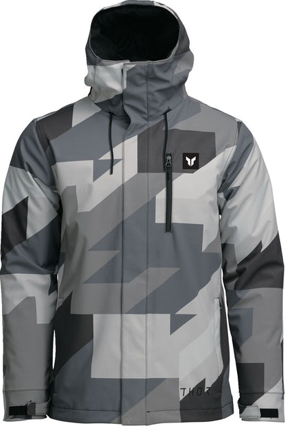 THOR JACKET HEAVYWEIGHT GY/BLK 2XL 2920-0865