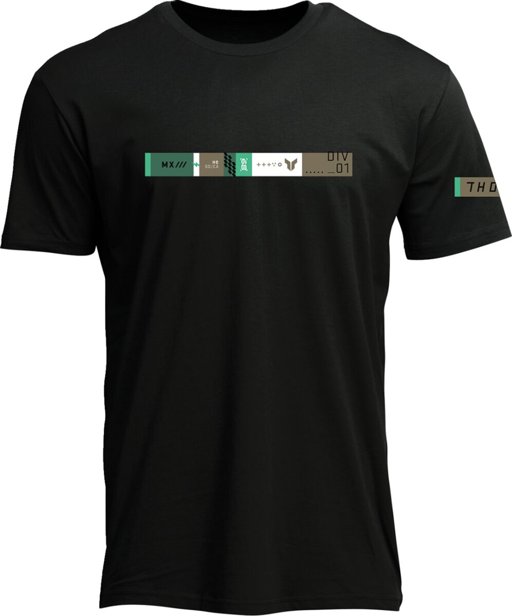 THOR TEE TANGENT BLACK LG 3030-25053