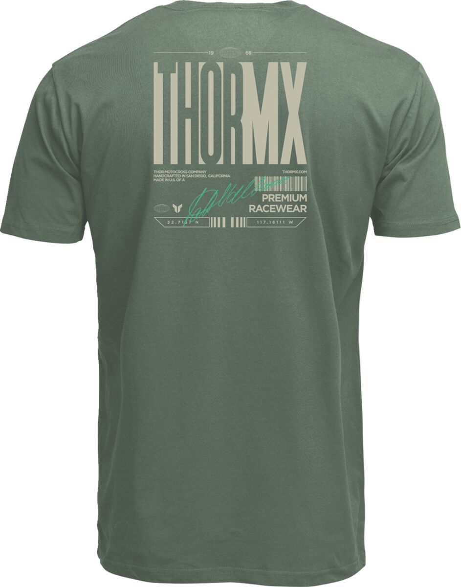 THOR TEE SIGNATURE OLIVE LG 3030-25134