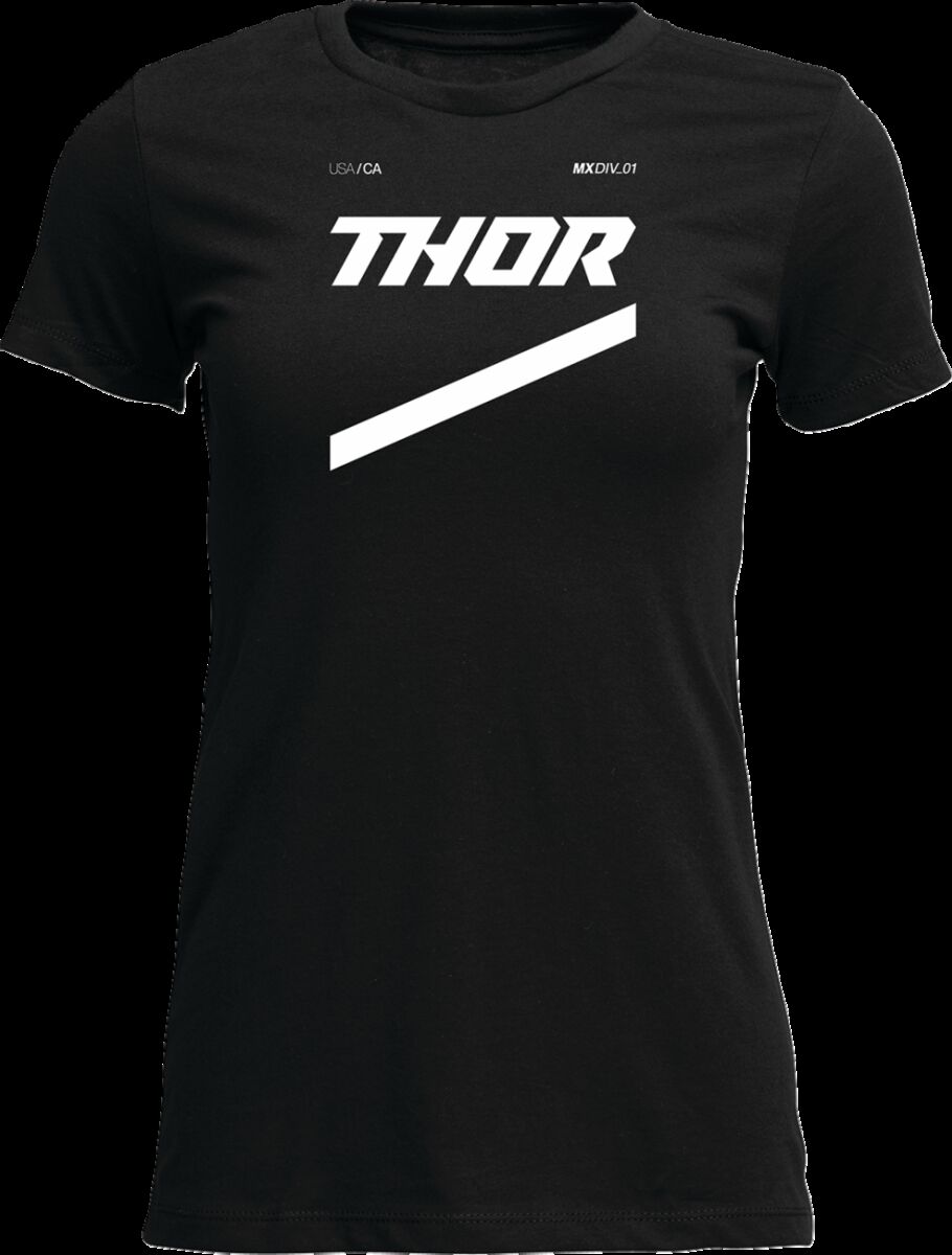 THOR TEE WOMENS BRAVE BLACK MD 3031-4297