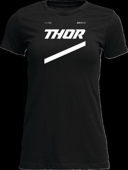 THOR TEE WOMENS BRAVE BLACK MD 3031-4297