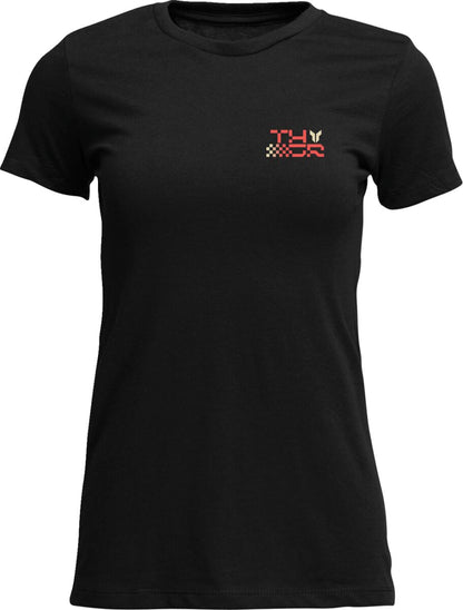 THOR TEE WOMENS VANTAGE BLACK XL 3031-4333