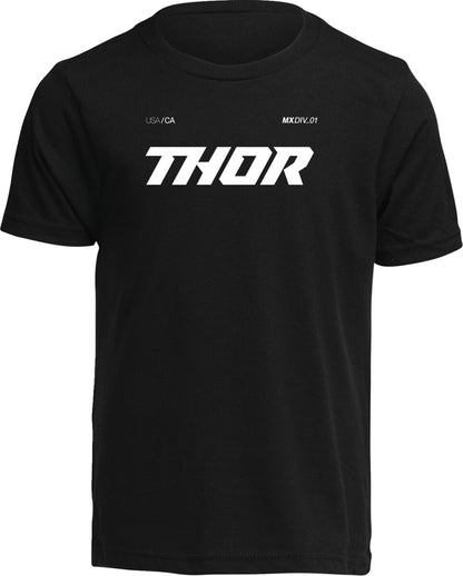 THOR TEE YTH BRAVE BLACK MD 3032-3878