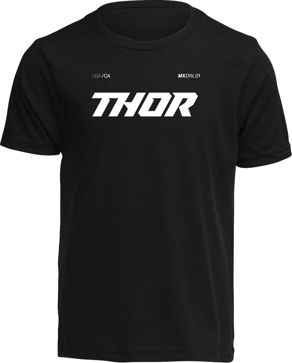 THOR TEE YTH BRAVE BLACK LG 3032-3879
