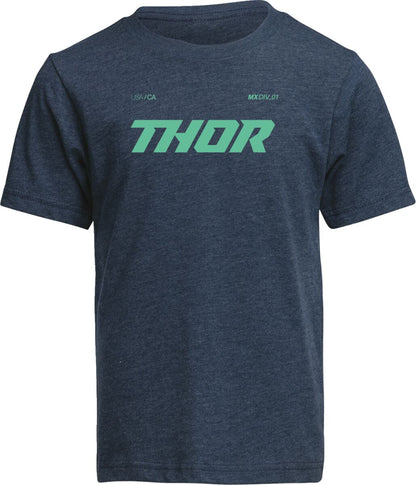 THOR TEE YTH BRAVE PETROL BLUE SM 3032-3882