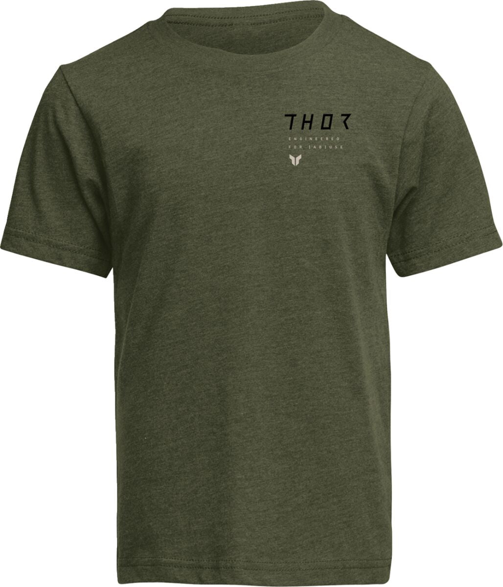 THOR TEE YTH STAMP OLIVE LG 3032-3914