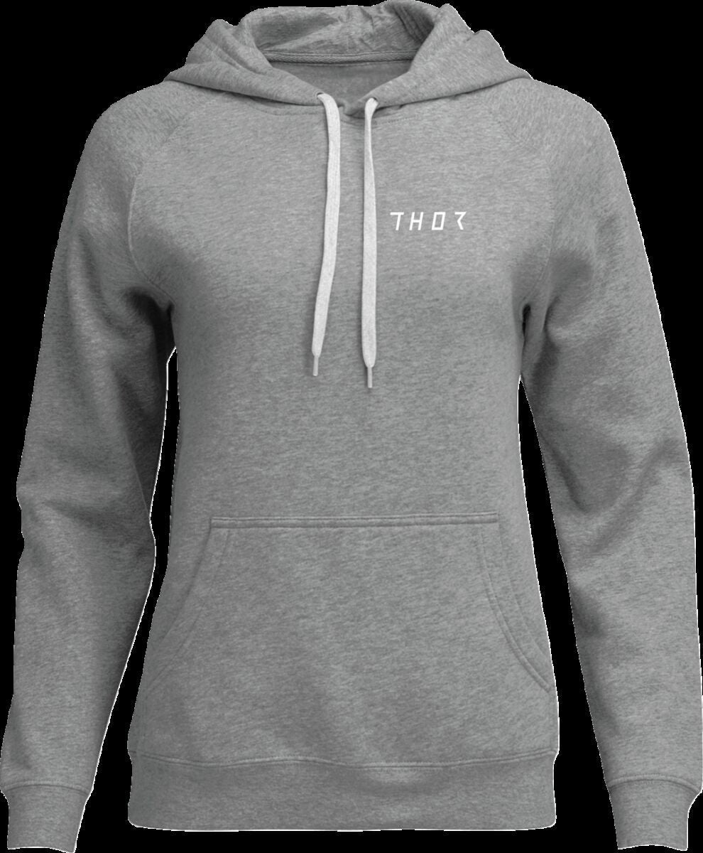THOR HOODIE WOMENS TRAX HTR GY XL 3051-1243