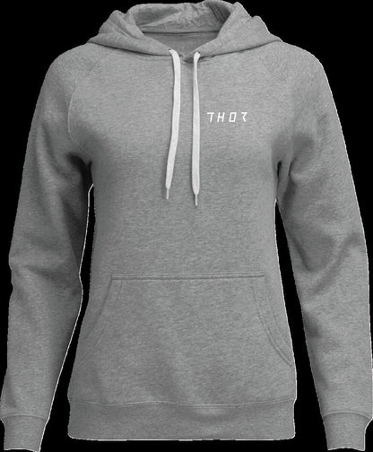 THOR HOODIE WOMENS TRAX HTR GY XL 3051-1243
