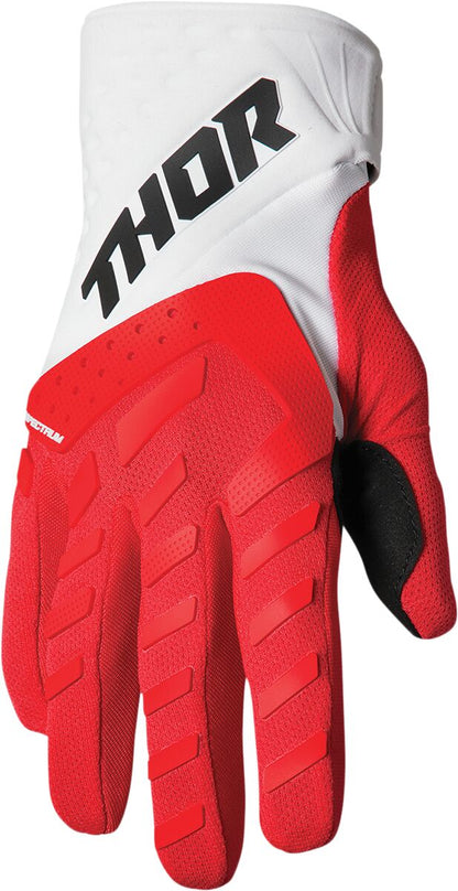 THOR GLOVE SPECTRUM RED/WH XS 3330-6837