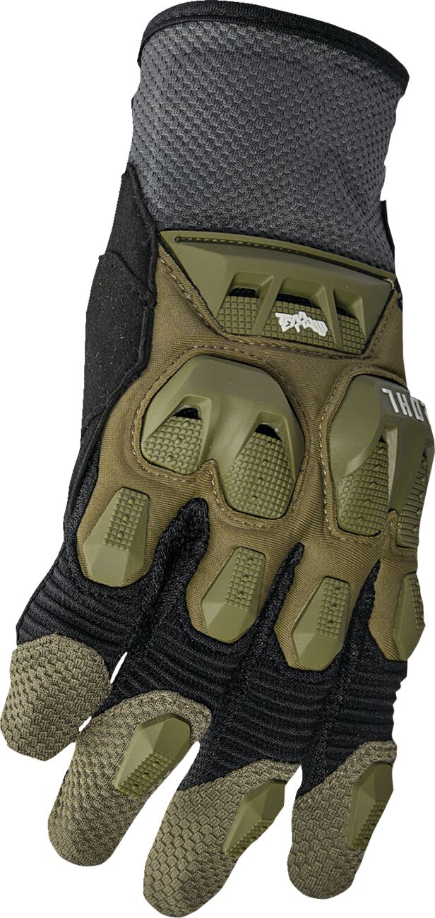 THOR GLOVE TERRAIN ARMY/CHARCOAL 2X 3330-8254