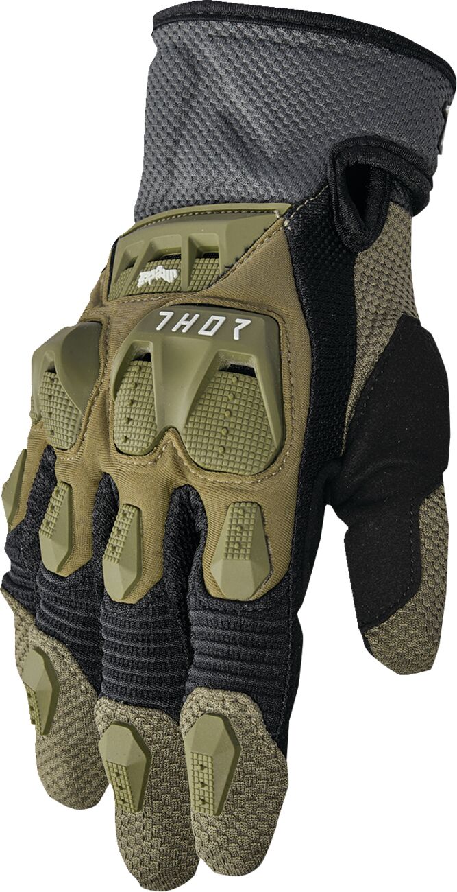 THOR GLOVE TERRAIN ARMY/CHARCOAL 3X 3330-8255