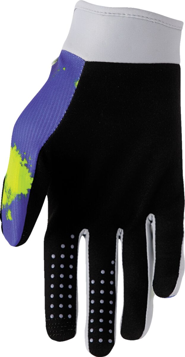 THOR GLOVES LAUNCHMODE BLEACH GRAY/ACID M 3330-8321