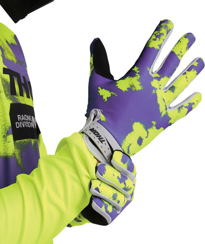 THOR GLOVES LAUNCHMODE BLEACH GRAY/ACID L 3330-8322