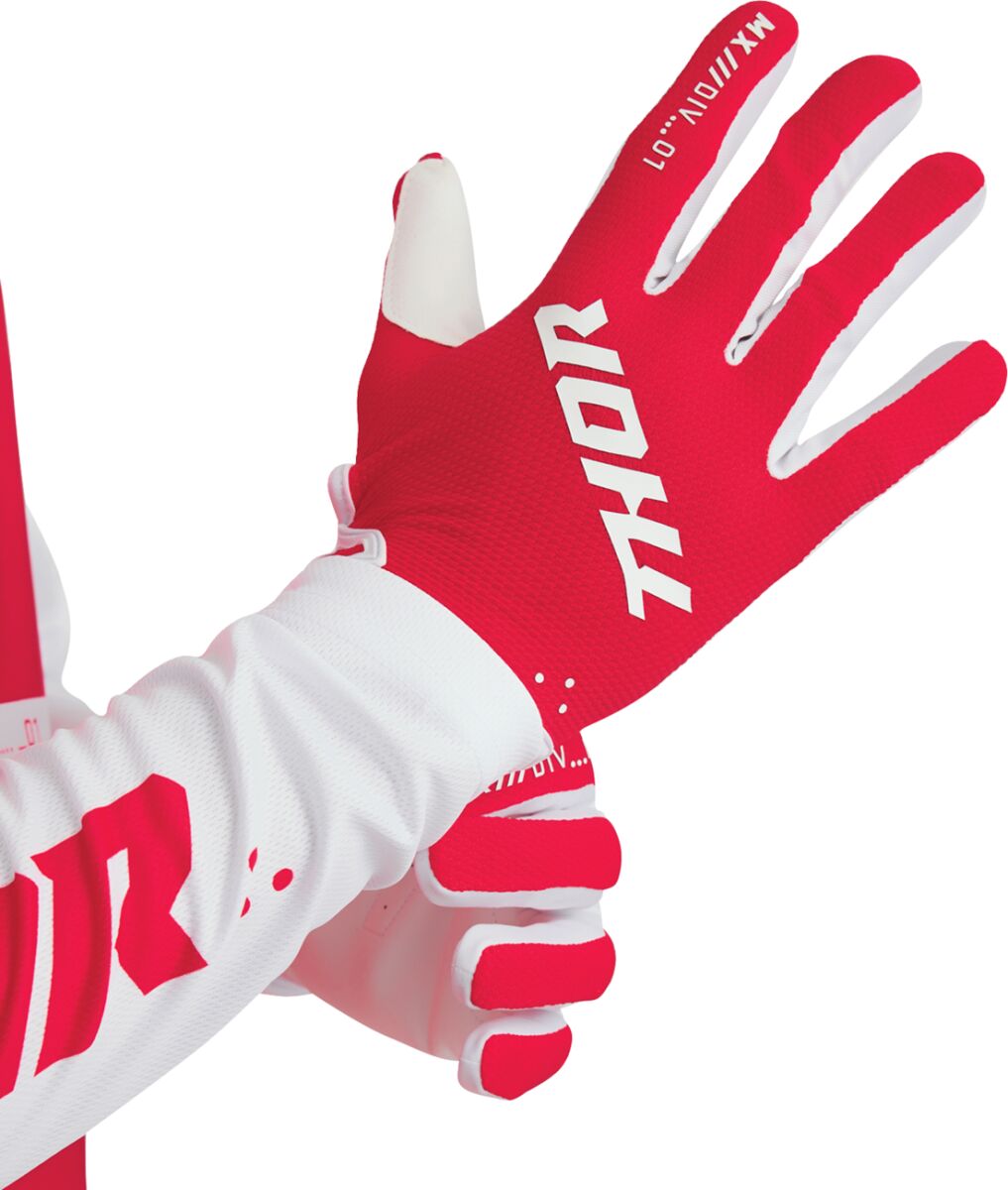 THOR GLOVES RIDEMODE STATIC RED L 3330-8340