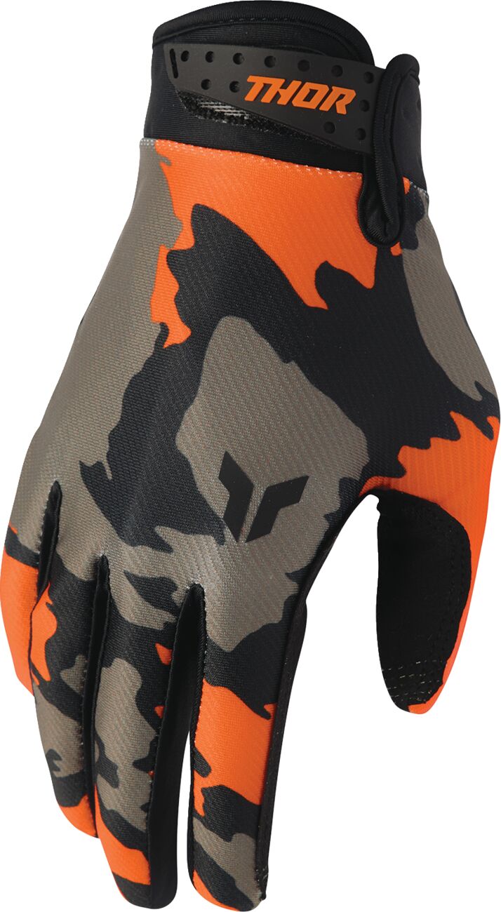 THOR GLOVES LAUNCHMODE HUNTER ORANGE/BLACK XS 3330-8521
