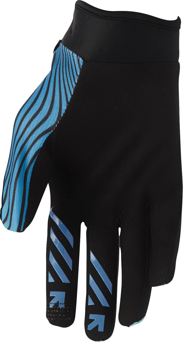 THOR GLOVES LAUNCHMODE IDENTITY TEAL/BLACK SM 3330-8529