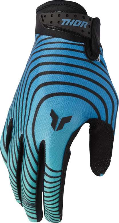 THOR GLOVES LAUNCHMODE IDENTITY TEAL/BLACK MD 3330-8530