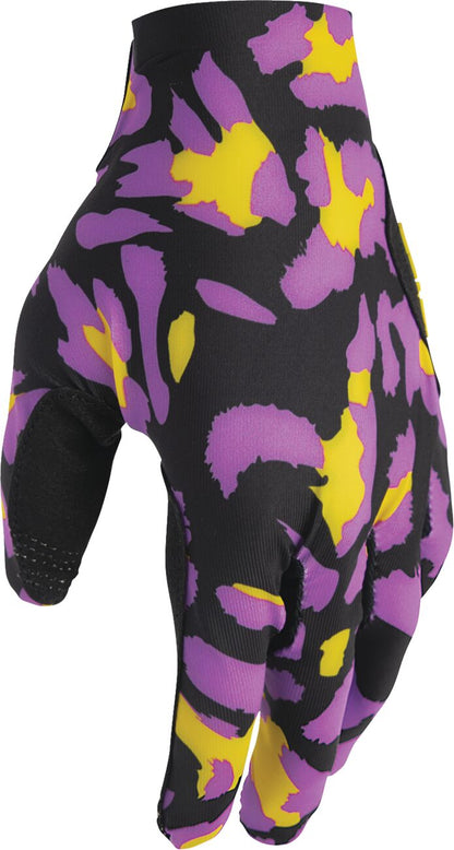 THOR GLOVES SPORTMODE CHEETAH YELLOW/PURPLE XL 3330-8577