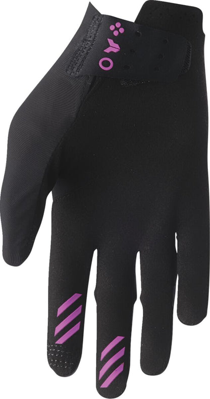 THOR GLOVES WMN SPORTMODE ICONIC BLK/ORCH XL 3331-0287