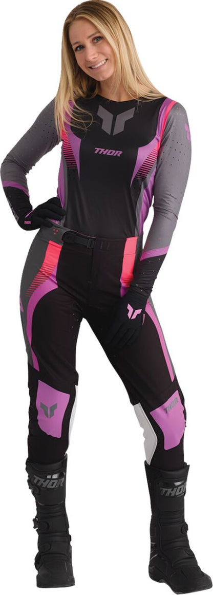 THOR GLOVES WMN SPORTMODE ICONIC BLK/ORCH XL 3331-0287