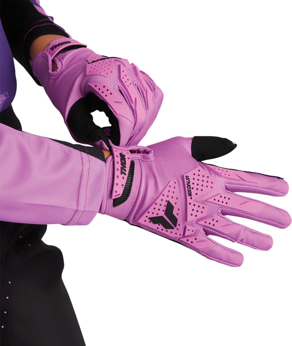 THOR GLOVES WMN LAUNCHMODE-XP ORCHID M 3331-0297