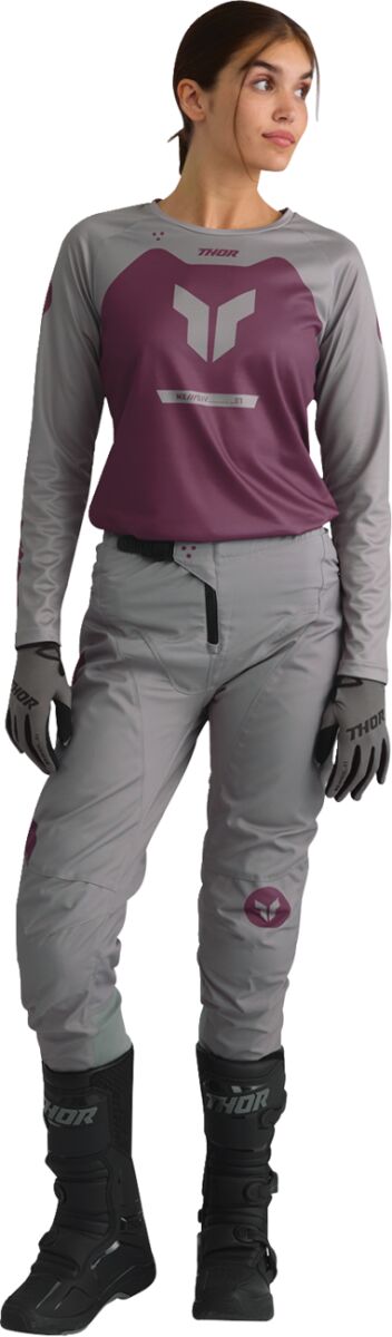 THOR GLOVES WMN RIDEMODE STATIC GRAY L 3331-0302