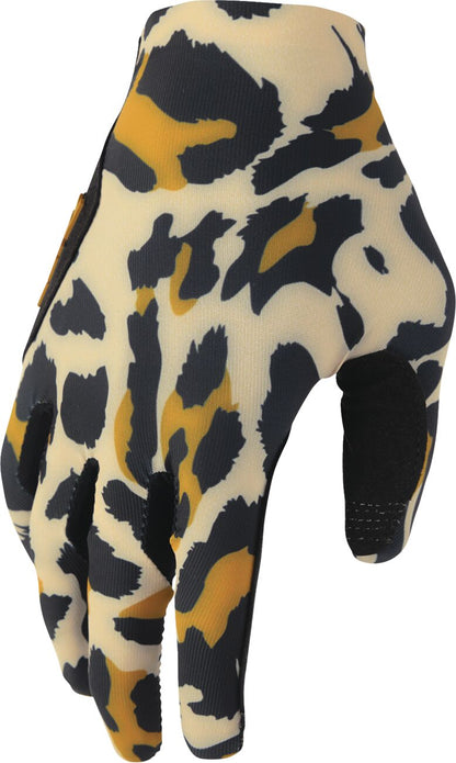 THOR GLOVES WOMENS SPORTMODE CHEETAH TAN/BLACK XL 3331-0311