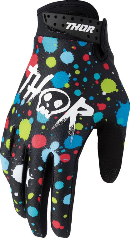 THOR GLOVES YTH LAUNCHMODE SPLAT MULTI M 3332-1920