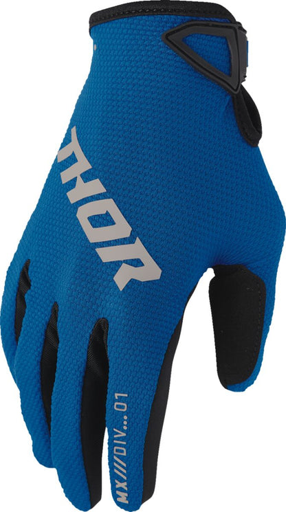 THOR GLOVES YTH RIDEMODE STATIC BLUE S 3332-1931