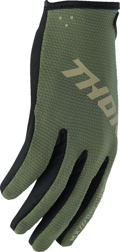 THOR GLOVES YTH RIDEMODE STATIC CAMO L 3332-1937