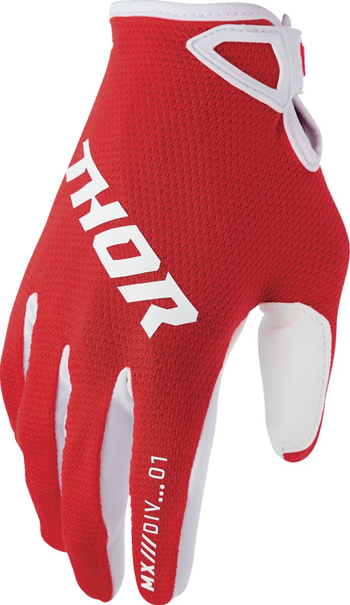 THOR GLOVES YTH RIDEMODE STATIC RED 3332-1990