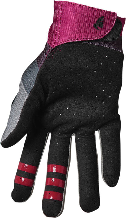 THOR GLOVE ASSIST REACT GY/PU LG 3360-0065