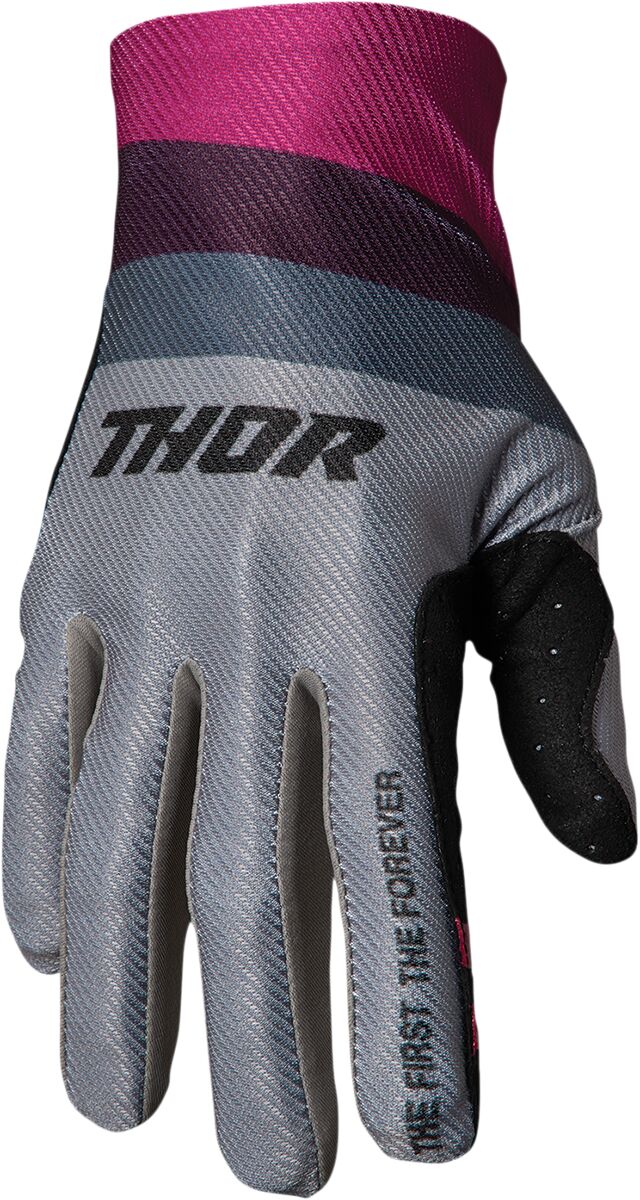 THOR GLOVE ASSIST REACT GY/PU 2X 3360-0067