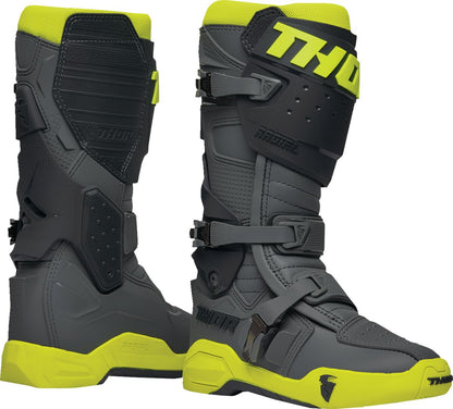 THOR BOOT RADIAL GY/FLO YL 7 3410-2745