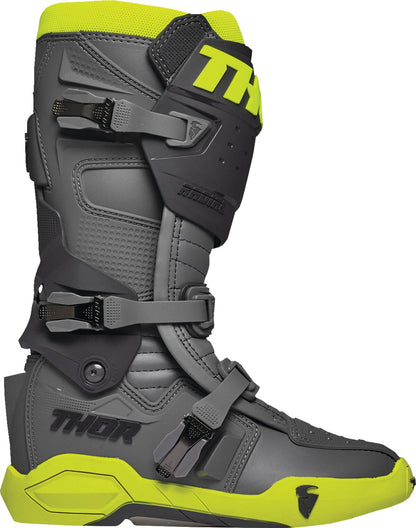 THOR BOOT RADIAL GY/FLO YL 7 3410-2745