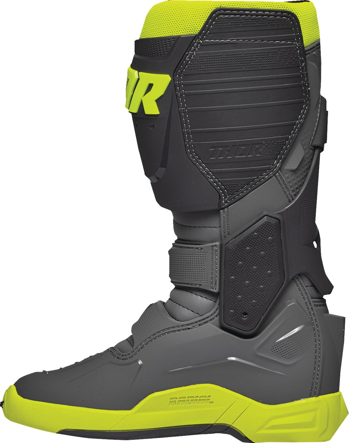 THOR BOOT RADIAL GY/FLO YL 11 3410-2749
