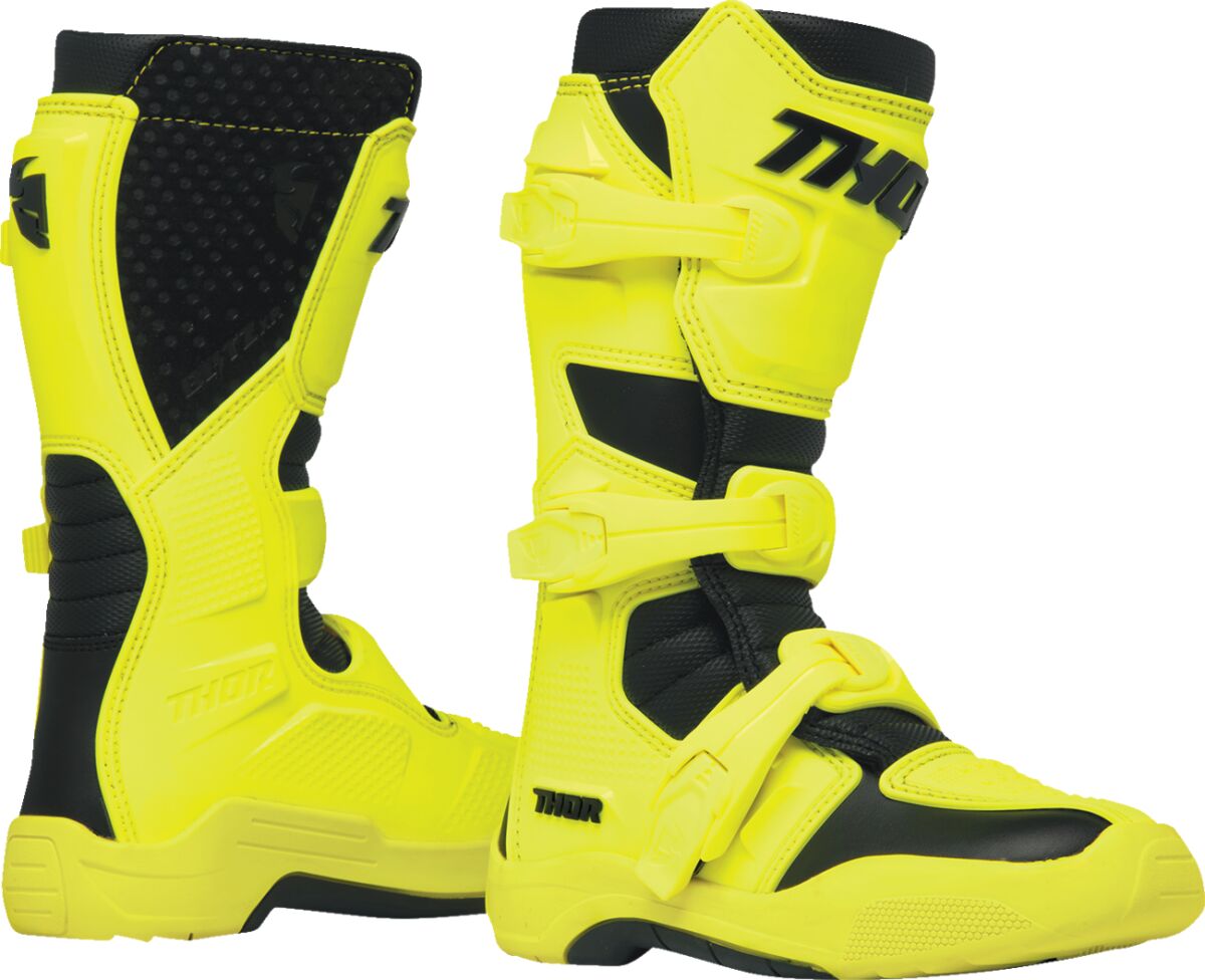 THOR BOOT YTH BLITZ XR AC/BK 6 3411-0764