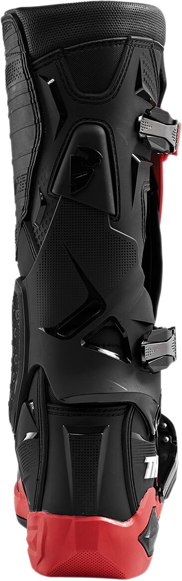 THOR BOOT OUTSLRADIAL BK/RD 10 3430-0909
