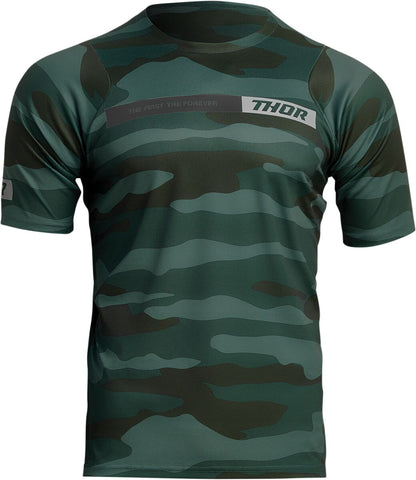 THOR JRSY ASIST SS CAMO GN XS 5020-0019