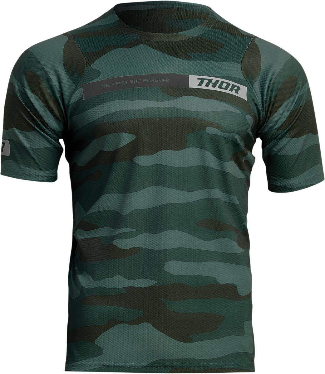 THOR JRSY ASIST SS CAMO GN SM 5020-0020