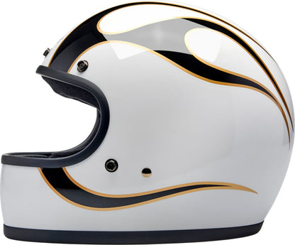 BILTWELL HELMET GRINGO GLOSS WHITE/BLAC 1002-561-502