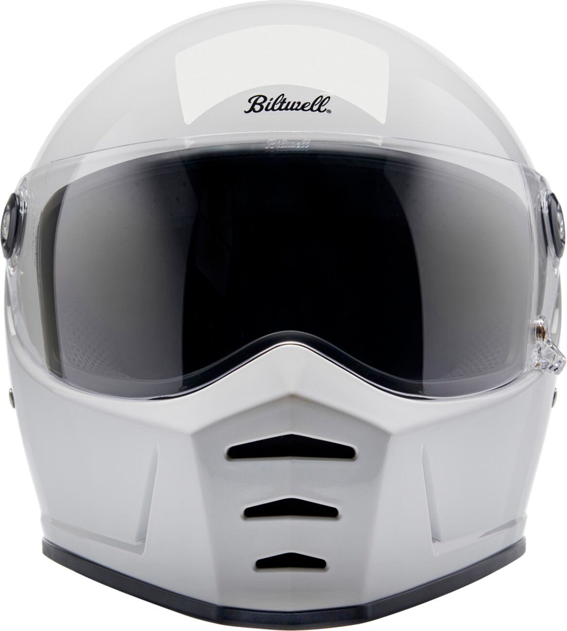 BILTWELL HELMET LANESPLITTER GLOSS WHIT 1004-104-504