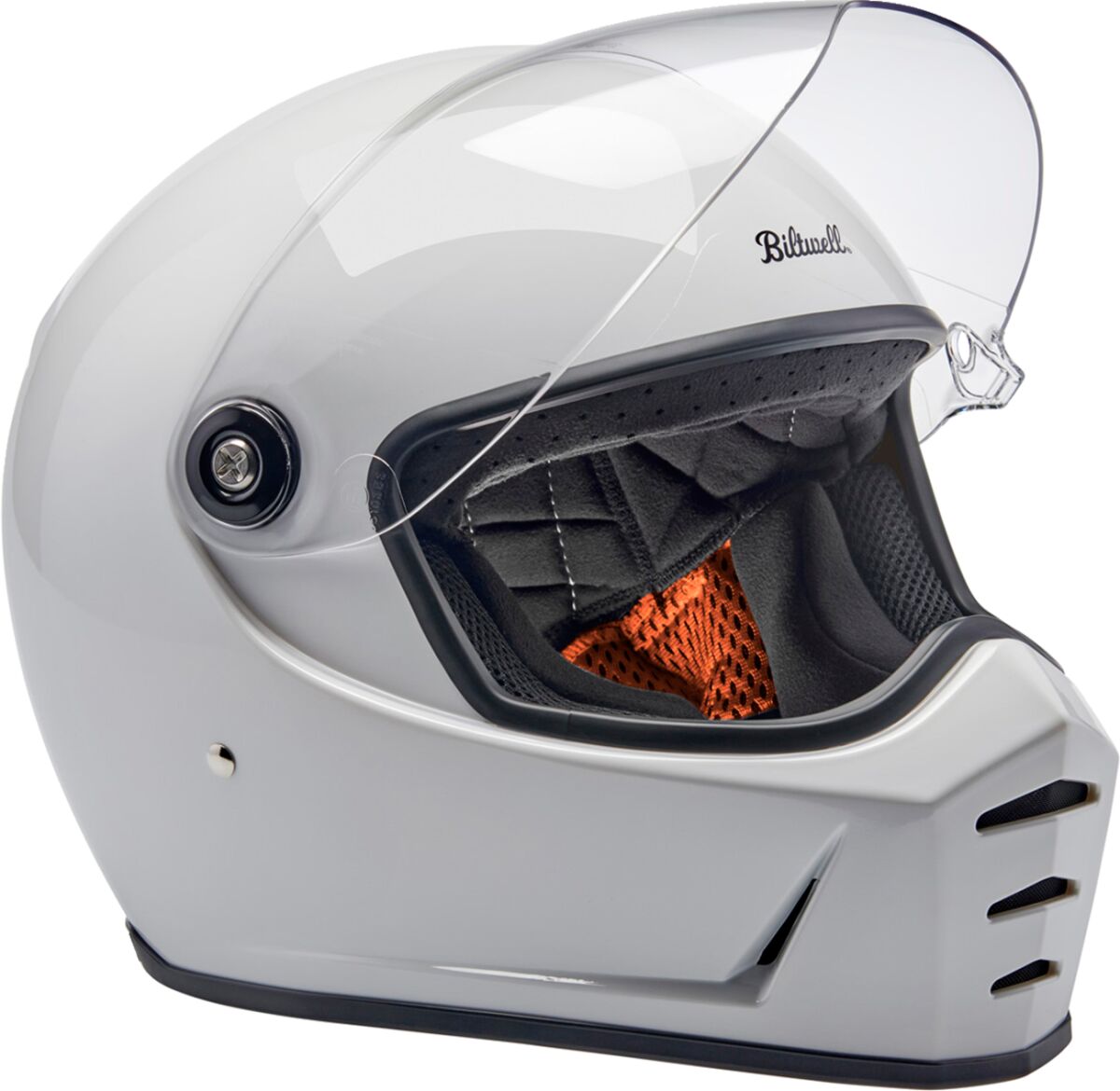 BILTWELL HELMET LANESPLITTER GLOSS WHIT 1004-104-505